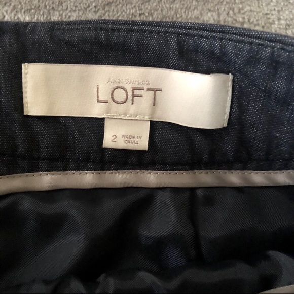 LOFT Denim Pocket Shift Skirt! - Picture 4 of 5